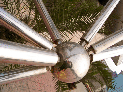 天水不锈钢螺栓球网架